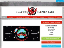 Tablet Screenshot of claytoncardinals.org